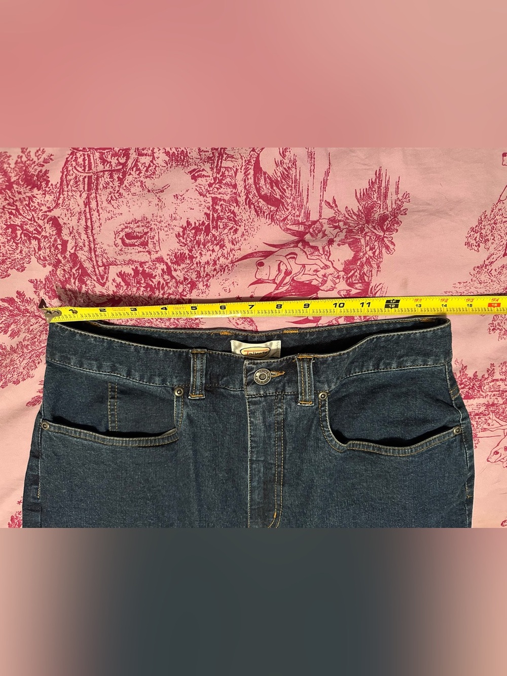 Talbots Straight Leg Women's size 10 Dark Wash Blue Denim jeans - Picture 4 of 8